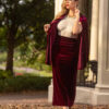 Crimson Velvet Cape