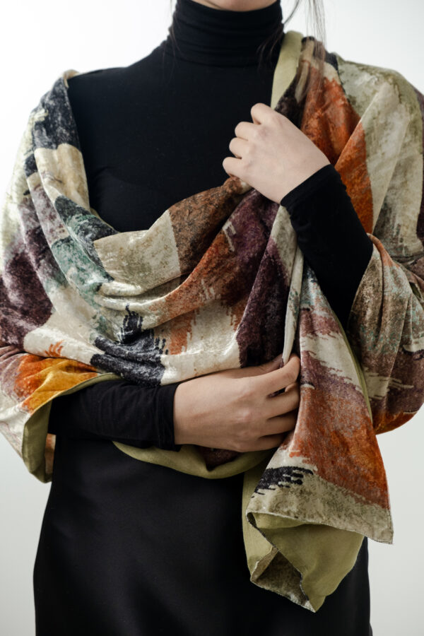 Aura Scarf - Australian Merino Wool and Modal - Image 2