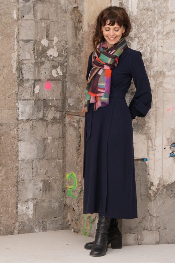 Midori Merino Wool and Silk Scarf - Image 3