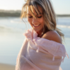 Cotton Crystal Pink Scarf - Image 3