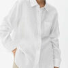 Long Sleeved White Linen Shirt