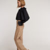 Long Sleeved Black Organic Cotton Top - Image 3