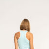 Bamboo Sky Blue Tank With Lace - Image 2
